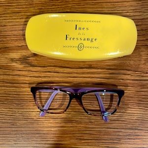 Ines de la Fressange reading glasses